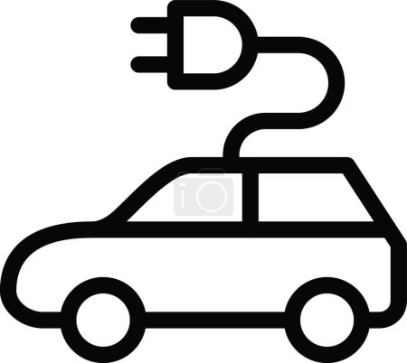 Téléchargez les illustrations : "voiture "icône, illustration vectorielle - en licence libre de droit