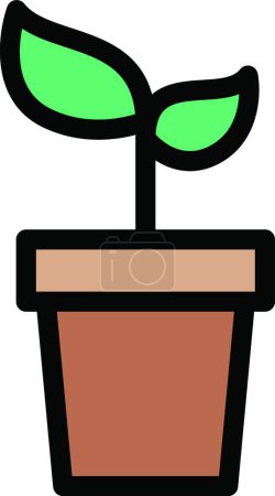 Illustration for Green icon, vector illustration - Royalty Free Image