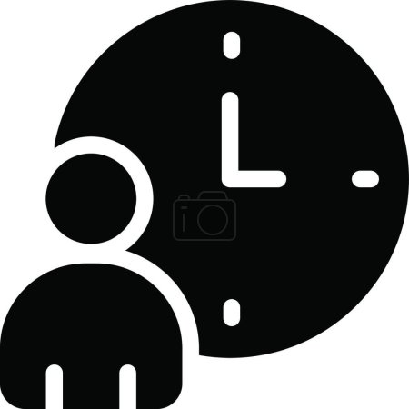 Illustration for Schedule web icon vector illustration - Royalty Free Image