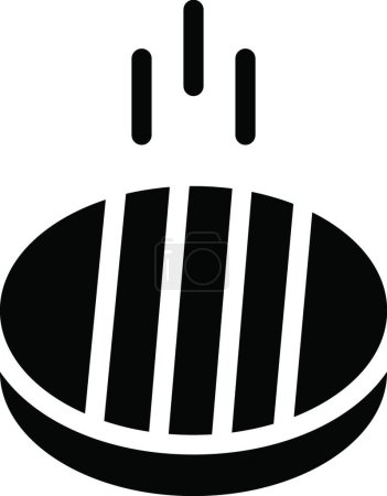 Ilustración de "carne "icono, ilustración vectorial - Imagen libre de derechos