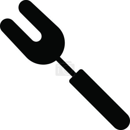 Ilustración de "cuchara "icono, ilustración vectorial - Imagen libre de derechos