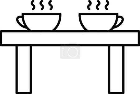 Ilustración de "té "icono, ilustración vectorial - Imagen libre de derechos