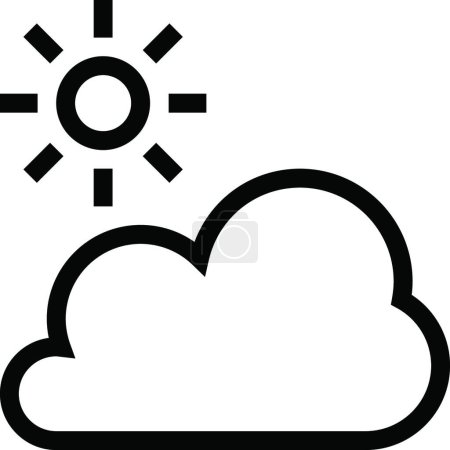 Ilustración de "sol "icono, ilustración vectorial - Imagen libre de derechos