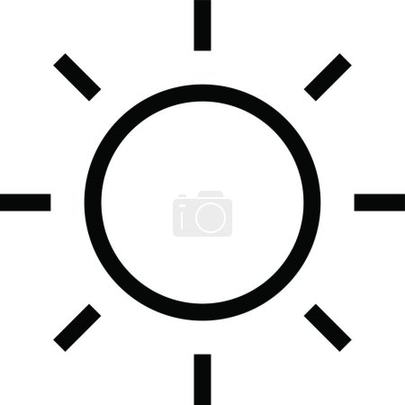 Ilustración de "brillo "icono, ilustración vectorial - Imagen libre de derechos