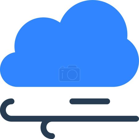 Téléchargez les illustrations : "météo "illustration vectorielle icône web - en licence libre de droit