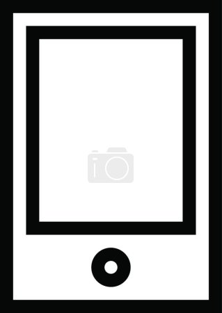 Téléchargez les illustrations : "téléphone "icône, illustration vectorielle - en licence libre de droit