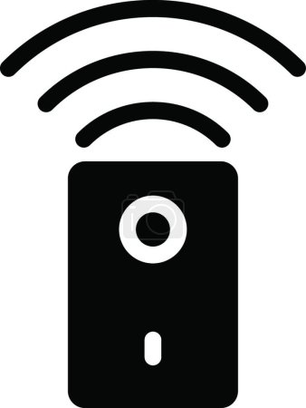 Illustration for Wireless internet connection vector illustration - Royalty Free Image