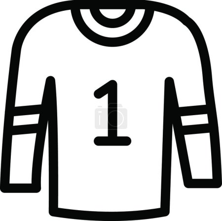 Illustration for "sport shirt " icon  vector illustration - Royalty Free Image