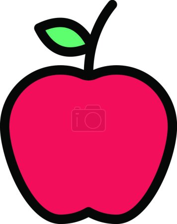 Illustration for Fruit icon, vector illustration - Royalty Free Image
