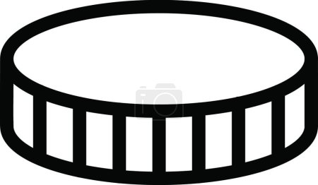 Illustration for "trampoline " icon, vector illustration - Royalty Free Image