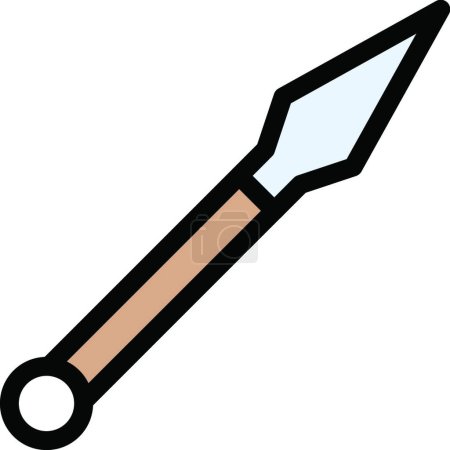 Ilustración de "lanzar "" icono, ilustración vectorial - Imagen libre de derechos