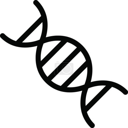 Téléchargez les illustrations : Genetics icon vector illustration - en licence libre de droit