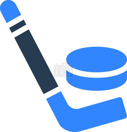 Illustration for "hockey "" icon, vector illustration - Royalty Free Image