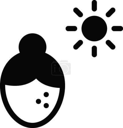 Illustration for "allergy "" icon, vector illustration - Royalty Free Image