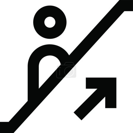 Illustration for Elevator icon, web simple illustration - Royalty Free Image
