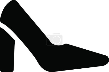 Téléchargez les illustrations : "shoe" icon, vector illustration - en licence libre de droit