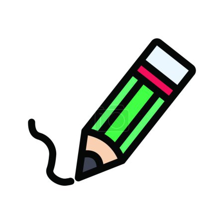 Illustration for "write " icon vector illustration - Royalty Free Image
