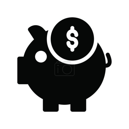 Ilustración de Piggybank icon, vector illustration - Imagen libre de derechos