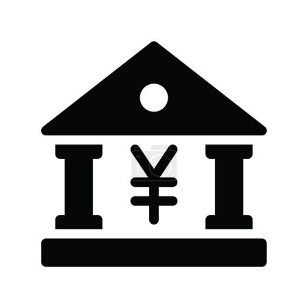Illustration for Yen icon, vector illustration - Royalty Free Image