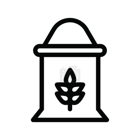 Illustration for "flour " icon, vector illustration - Royalty Free Image