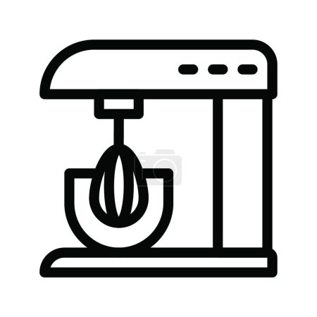 Photo for Mixer icon, web simple illustration - Royalty Free Image