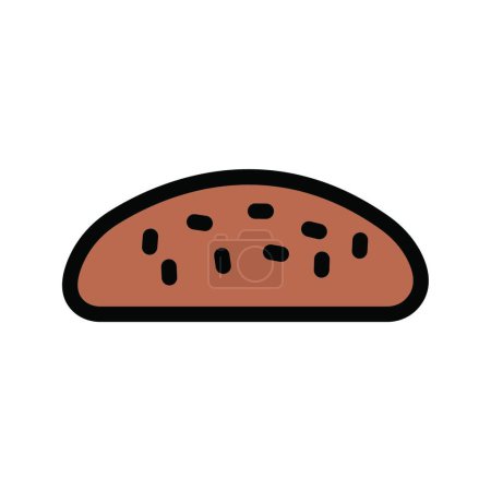Téléchargez les illustrations : Illustration de symboles de boulangerie, modèle web - en licence libre de droit