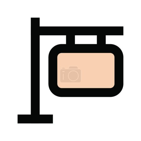 Ilustración de "anuncio "icono, ilustración vectorial - Imagen libre de derechos
