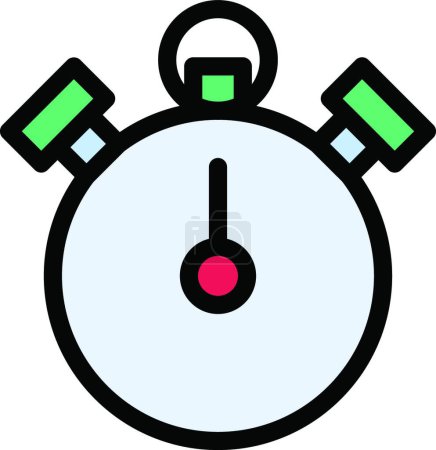 Illustration for Alarm icon vector illustration - Royalty Free Image
