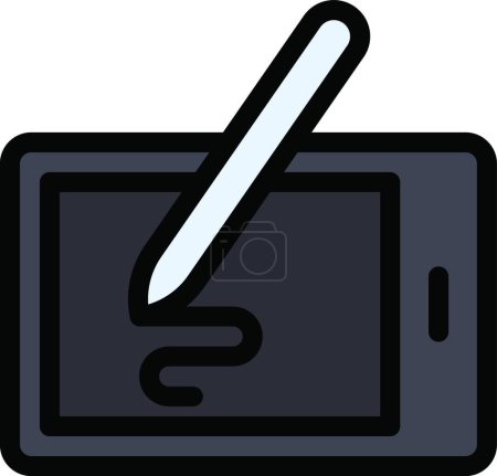Illustration for "pen " icon, vector illustration - Royalty Free Image