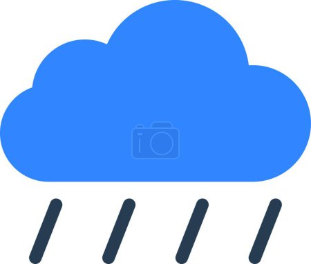 Illustration for Rain icon, vector illustration - Royalty Free Image