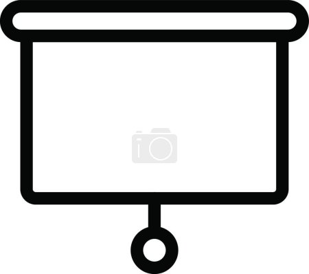 Illustration for Presentation web icon vector illustration - Royalty Free Image
