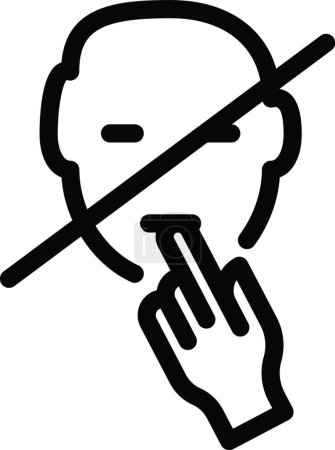 Ilustración de "degustación "icono, ilustración vectorial - Imagen libre de derechos