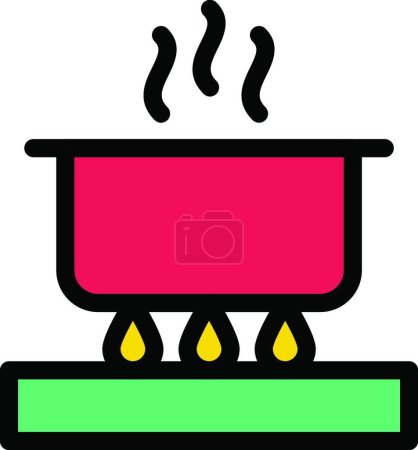 Illustration for Cooking icon vector illustration - Royalty Free Image