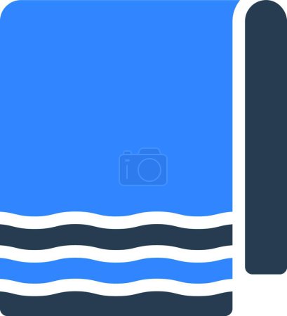 Illustration for Towel icon vector illustration - Royalty Free Image