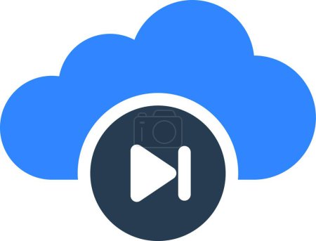 Illustration for Cloud  icon, vector illustration - Royalty Free Image