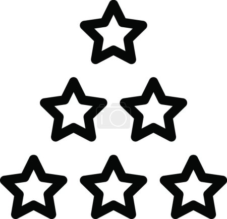 Illustration for Stars  icon, vector illustration - Royalty Free Image