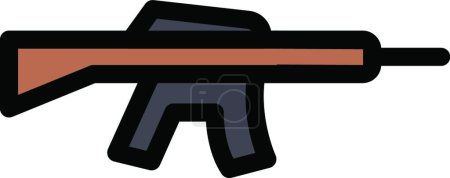 Illustration for Weapon icon vector illustration - Royalty Free Image