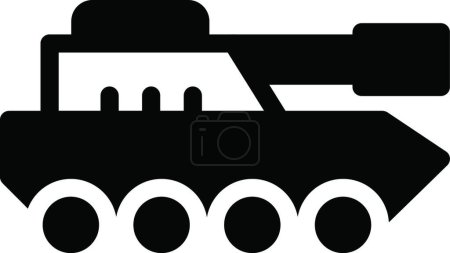 Illustration for Tank, simple vector illustration - Royalty Free Image