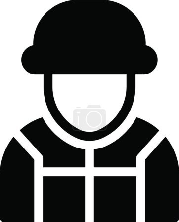 Illustration for "soldier ", simple vector illustration - Royalty Free Image