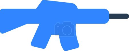 Téléchargez les illustrations : Illustration vectorielle icône d'arme - en licence libre de droit
