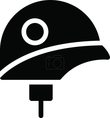 Ilustración de "sombrero del ejército ", ilustración simple vector - Imagen libre de derechos
