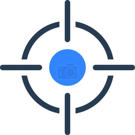 Ilustración de "disparar "icono web ilustración vectorial - Imagen libre de derechos