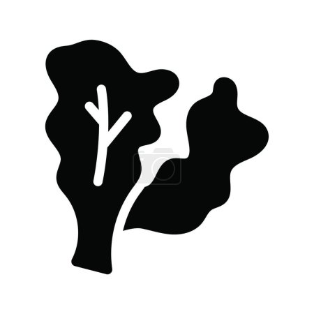 Ilustración de "espinacas "icono, ilustración vectorial - Imagen libre de derechos