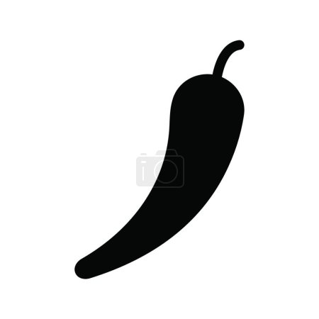 Illustration for "pepper "  web icon vector illustration - Royalty Free Image