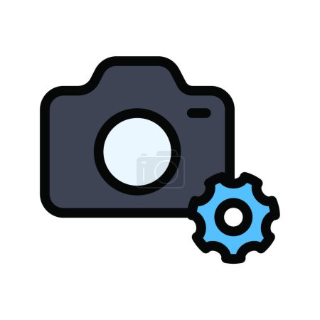 Illustration for Setting setting icon, web simple illustration - Royalty Free Image