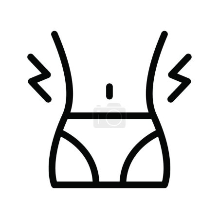 Illustration for Slim body icon vector illustration - Royalty Free Image