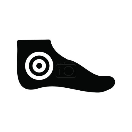 Ilustración de "pie "icono web ilustración vector - Imagen libre de derechos