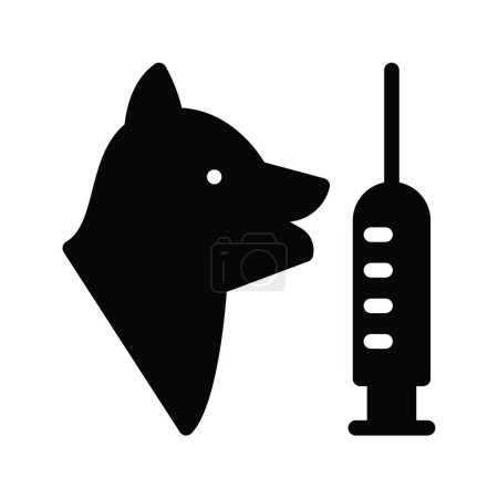 Téléchargez les illustrations : Illustration vectorielle de bit de chien - en licence libre de droit