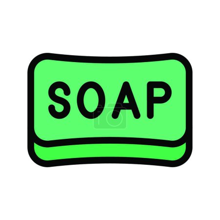 Illustration for Soap icon, vector illustration - Royalty Free Image