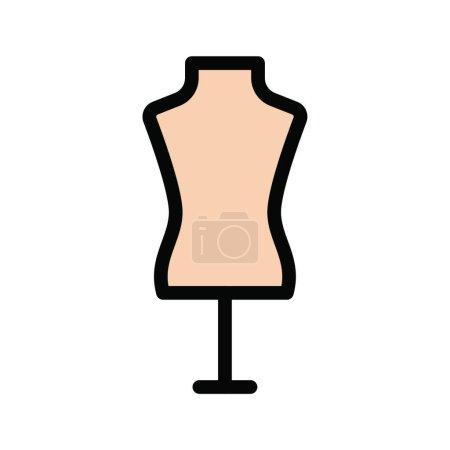 Illustration for "cloth stand " icon vector illustration - Royalty Free Image